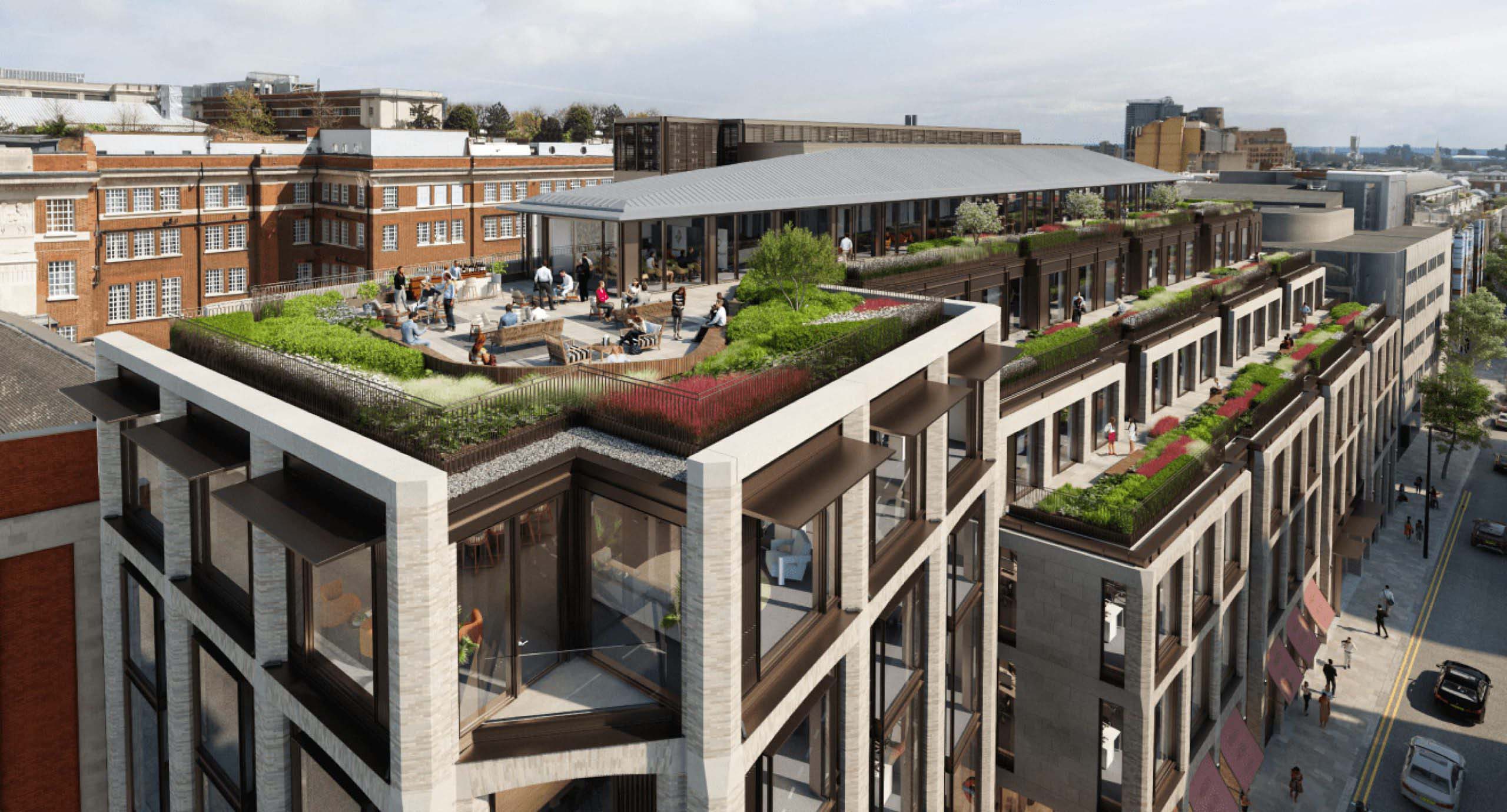 The Kensington Building roof terrace