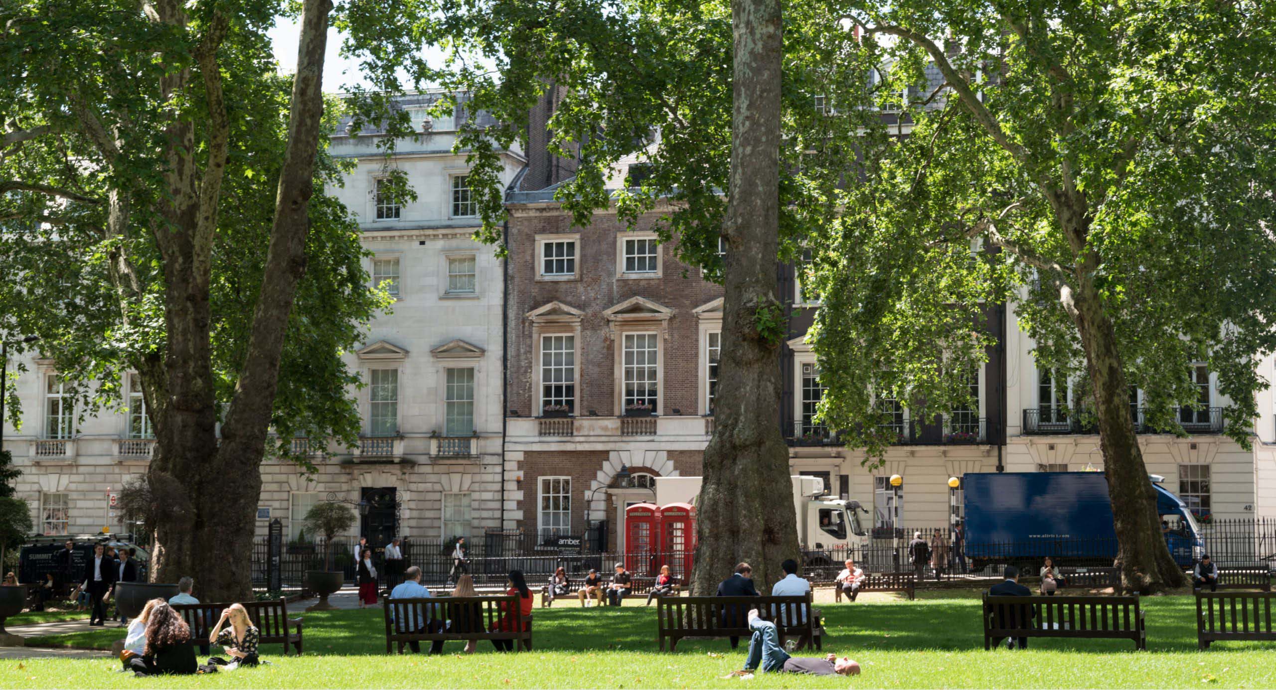 london park in summer